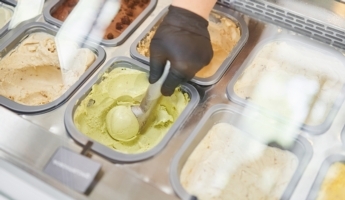 How to display and store ice cream