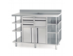 Infrico MCAF2500 BACK BAR COFFEE UNIT 2452MM WIDE Infrico MCAF2500 BACK BAR COFFEE UNIT 2452MM WIDE