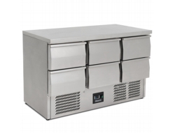 Blizzard BCC3-6D 6 DRAWER COMPACT GASTRONORM COUNTER 368L Blizzard BCC3-6D 6 DRAWER COMPACT GASTRONORM COUNTER 368L