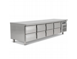 Blizzard SNC4-DRW 8 DRAWER LOW HEIGHT 650MM SNACK COUNTER 420L