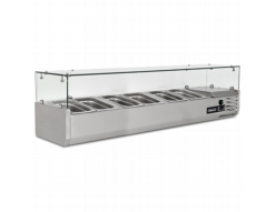 BLIZZARD TOP1500-14CR 1/4 GASTRONORM PREP TOP WITH GLASS 