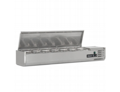 Blizzard TOP1500-14EN 1/4 GASTRONORM PREP TOP WITH HINGED LID