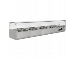 BLIZZARD TOP2000CR 1/3 GASTRONORM PREP TOP WITH GLASS BLIZZARD TOP2000CR 1/3 GASTRONORM PREP TOP WITH GLASS