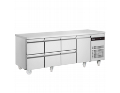 Inomak PN2229-HC 1 DOOR 6 DRAWER 1/1 GASTRONORM COUNTER 583L Inomak PN2229-HC 1 DOOR 6 DRAWER 1/1 GASTRONORM COUNTER 583L