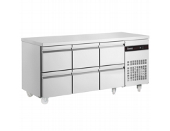 Inomak PN222-HC 6 DRAWER 1/1 GASTRONORM COUNTER 429L