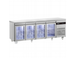 Inomak PN9999CR-HC 4 GLASS DOOR 1/1 GASTRONORM COUNTER 583L Inomak PN9999CR-HC 4 GLASS DOOR 1/1 GASTRONORM COUNTER 583L