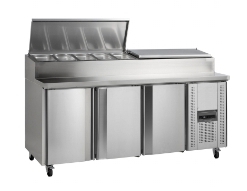 Tefcold SS-P Range Gastronorm Preparation Counter 