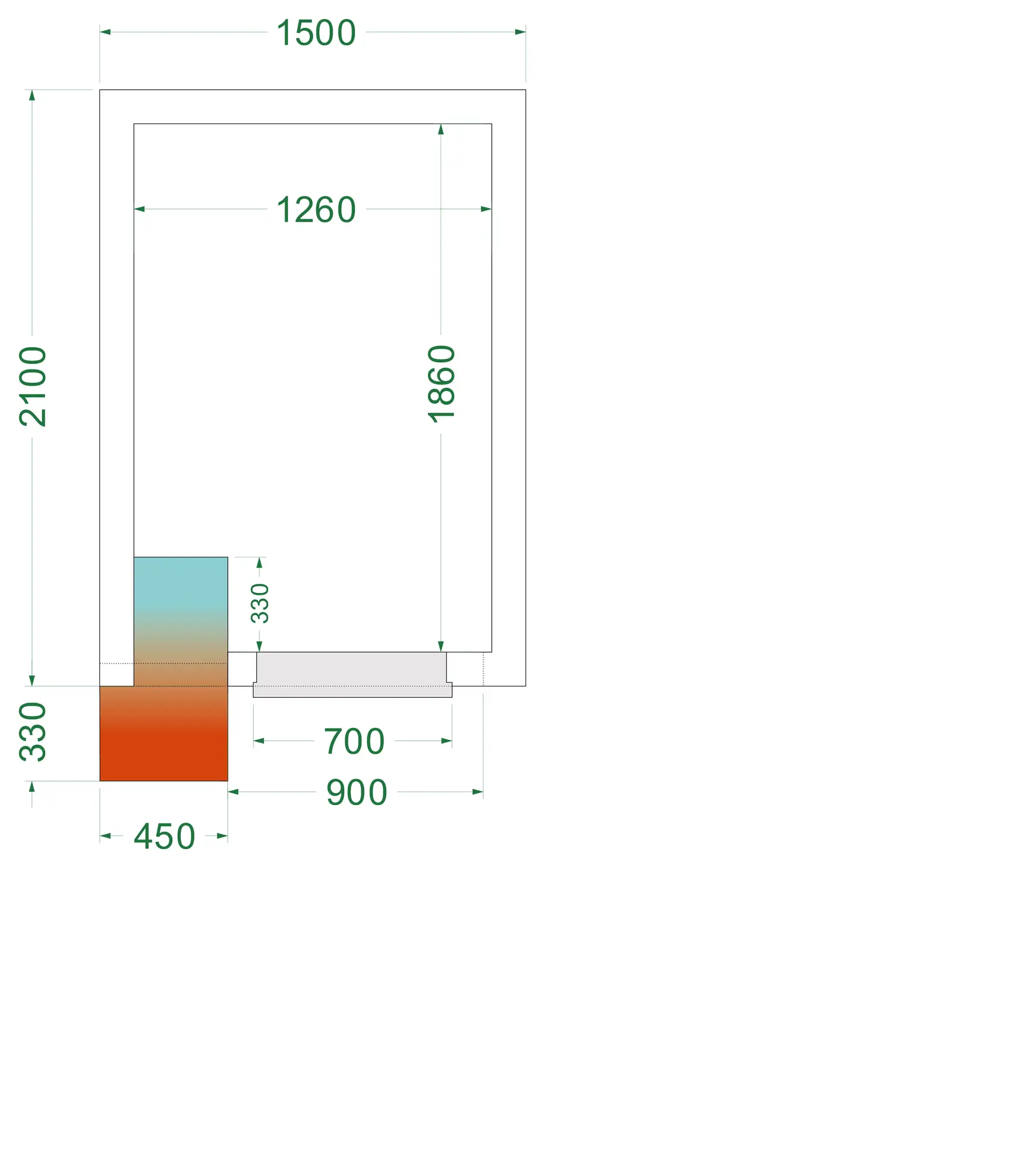 TEFCOLD CRNF1521 Freezer Room