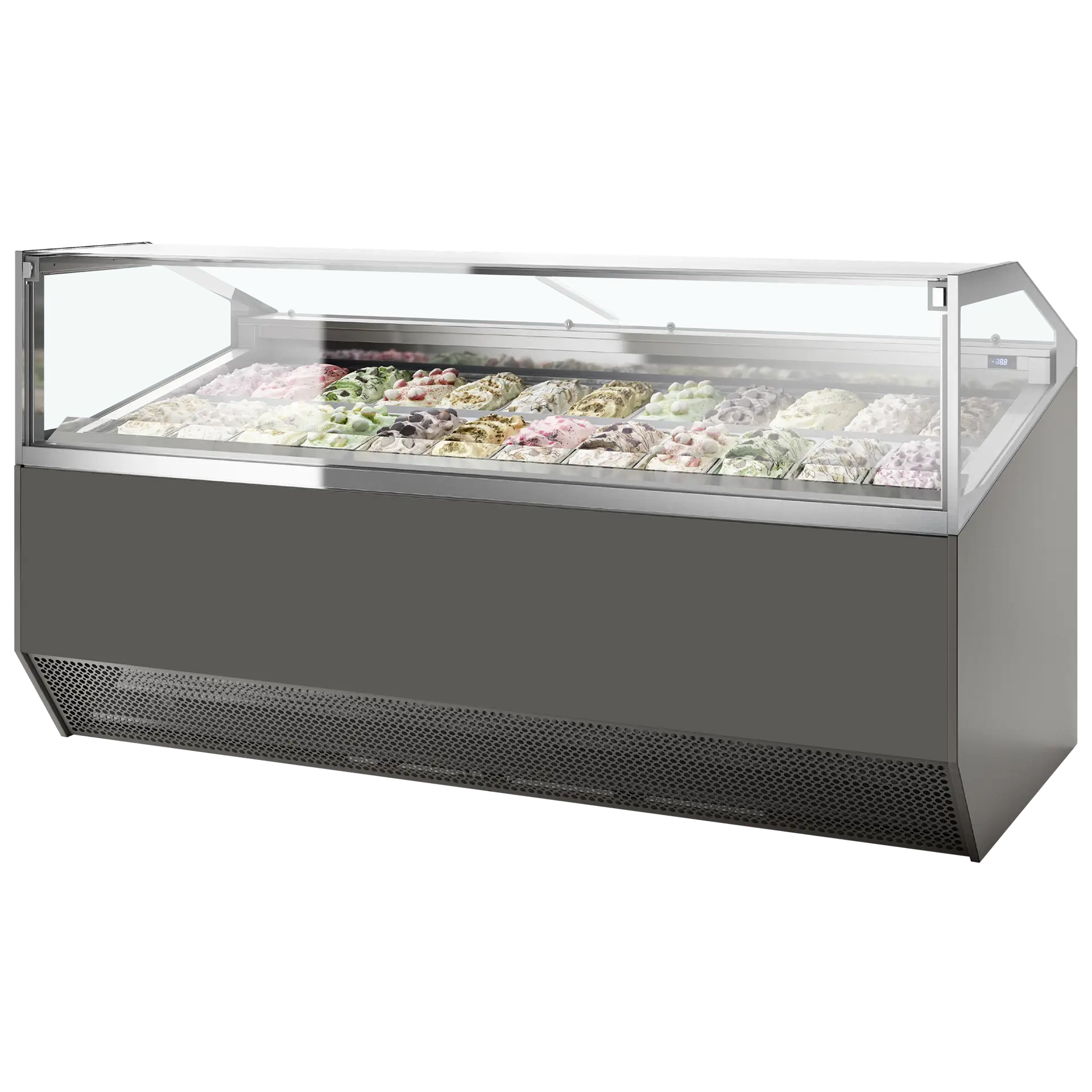 ISA SUPER CAPRI 12 Ventilated Scoop Ice Cream Display