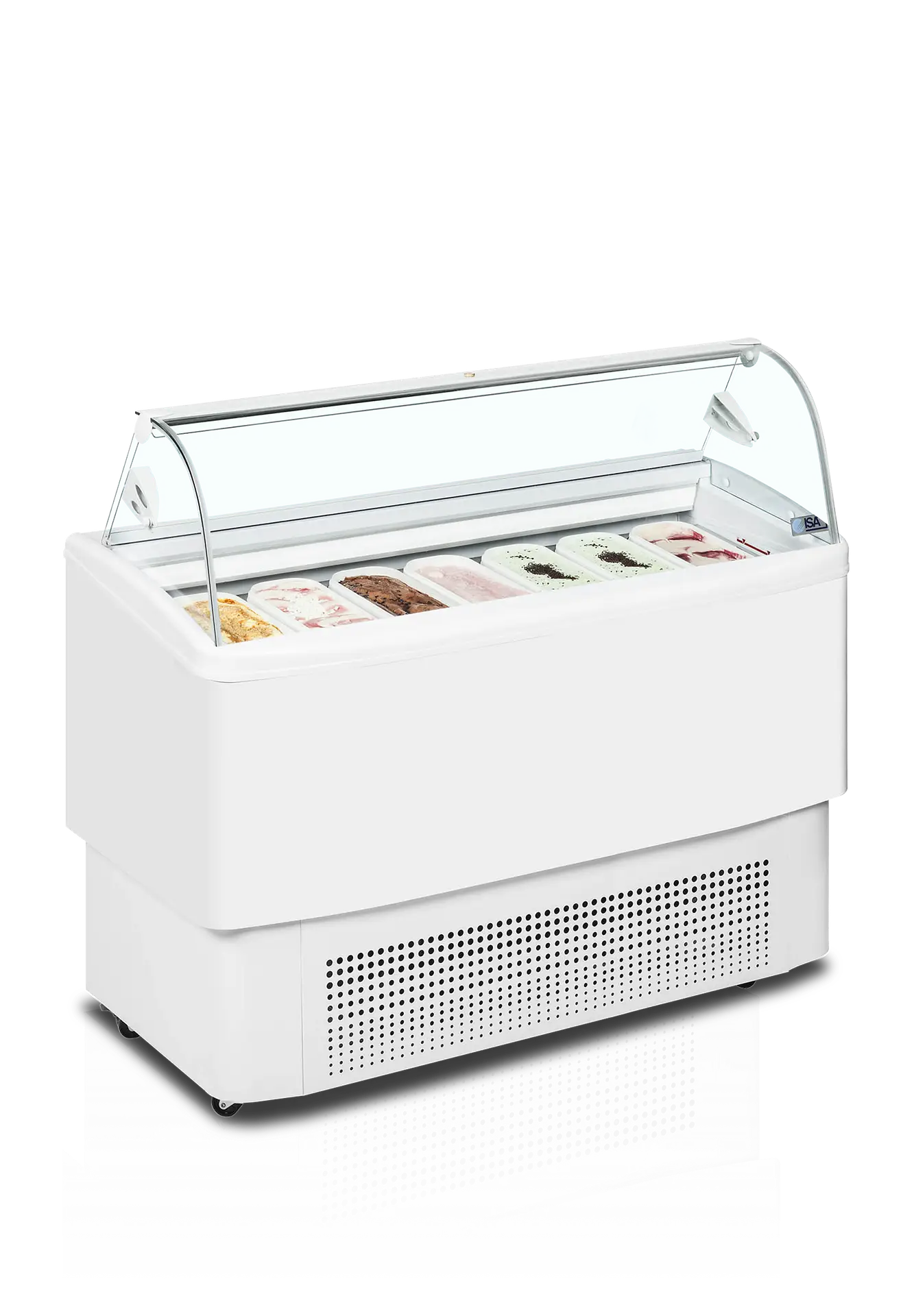 ISA FIJI 7 Ventilated Scoop Ice Cream Display