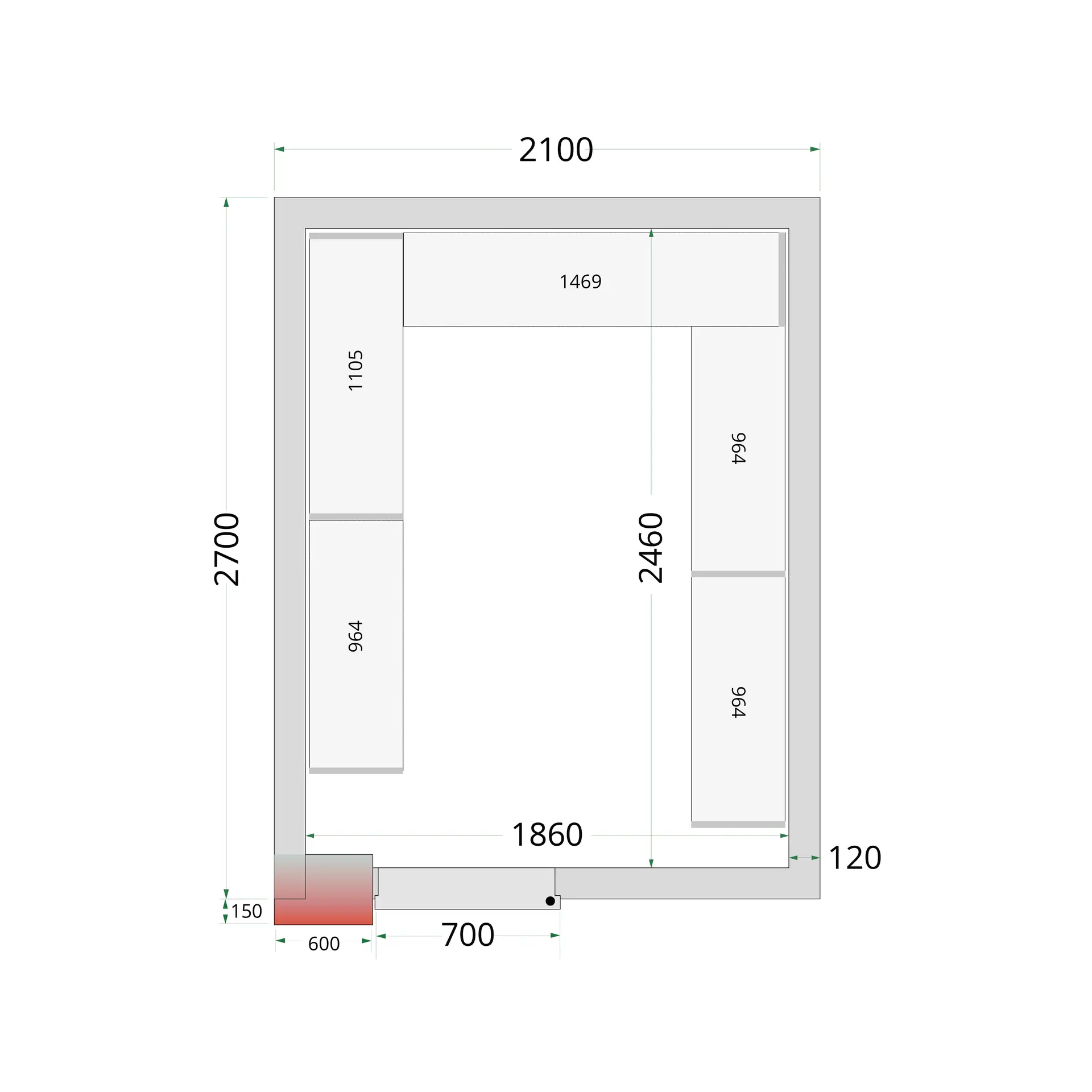 TEFCOLD CRNF2127 Shelf Kit CRNF2127