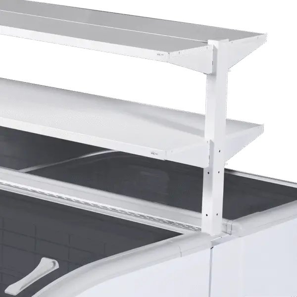 TEFCOLD SUPER 250DE White High Vision Supermarket Freezer - Image 3