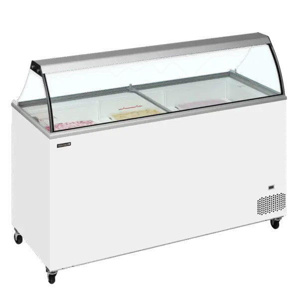 IC501SC + CANOPY Scoop Ice Cream Display w/Baskets - Image 2