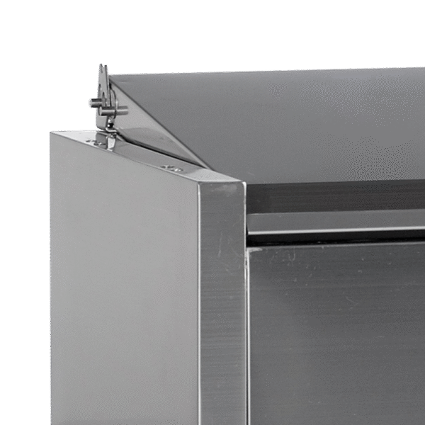 G-Line by TEFCOLD GVC33-150 S/S Gastronorm Topping Shelf  With Lid - Image 3