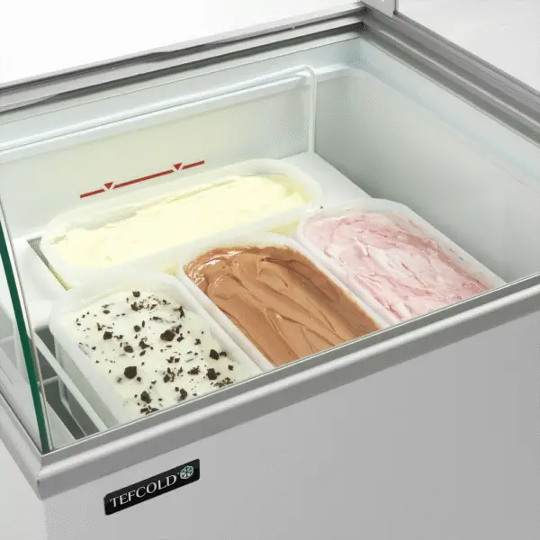 IC201SC + CANOPY Scoop Ice Cream Display w/Basket - Image 3