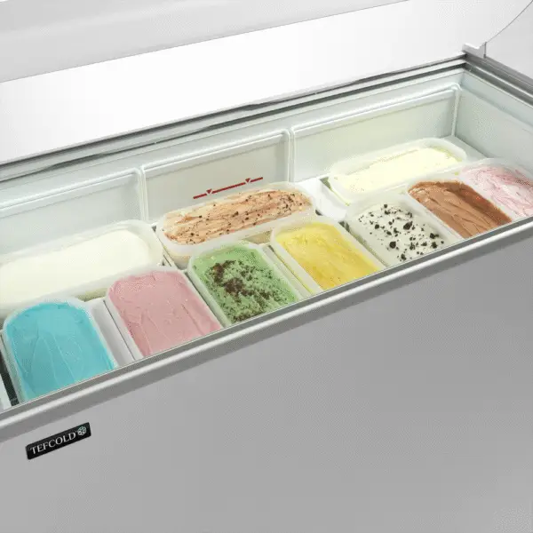 IC501SC + CANOPY Scoop Ice Cream Display w/Baskets - Image 3