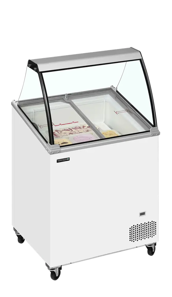 TEFCOLD IC201SCE + CANOPY Scoop Ice Cream Display - Image 2