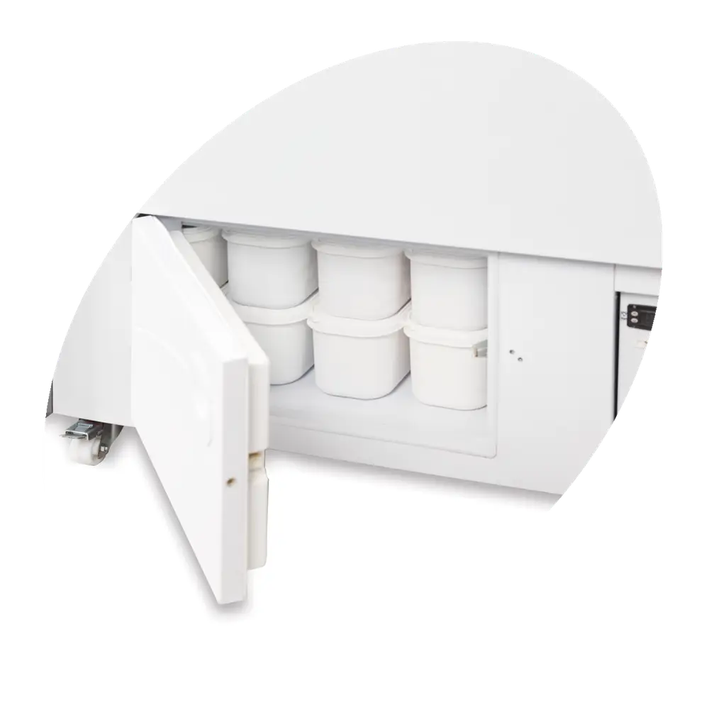 ISA BERMUDA RV10 Ventilated Scoop Ice Cream Display - Image 3