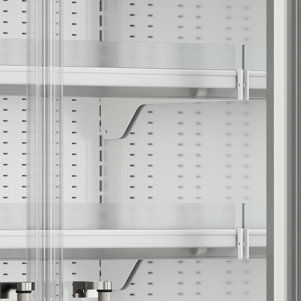 TEFCOLD Galaxy+ GP26FGD White Multideck With Doors - Image 3