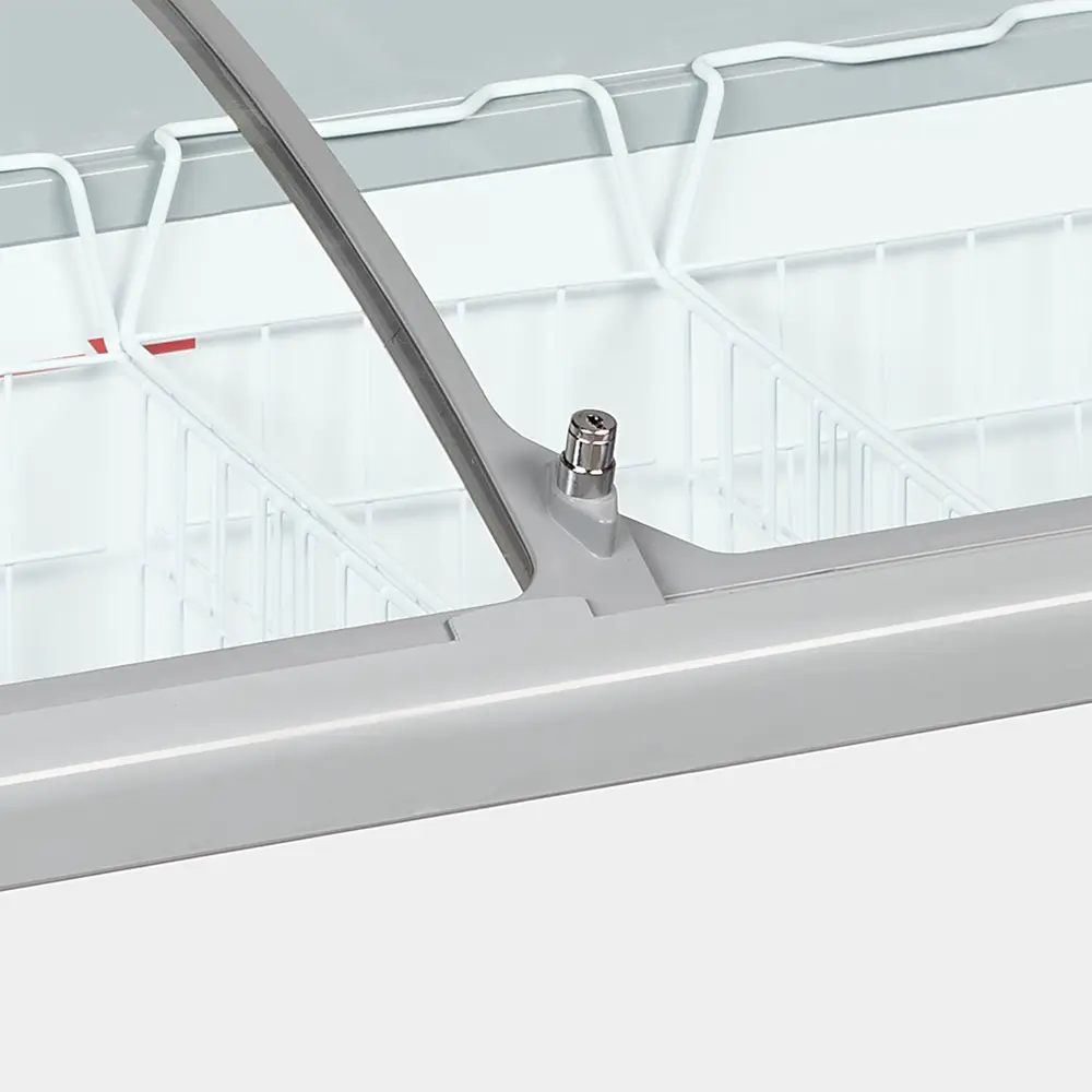 TEFCOLD NIC201SCEB Sliding Curved Glass Lid Chest Freezer - Image 4