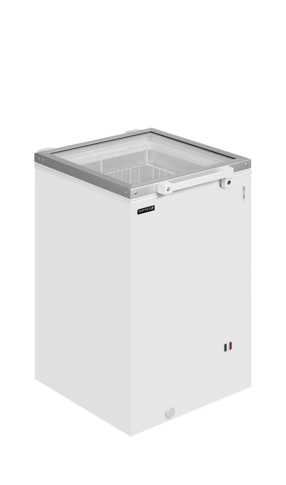 TEFCOLD ST160 Hinged Glass Lid Chest Freezer