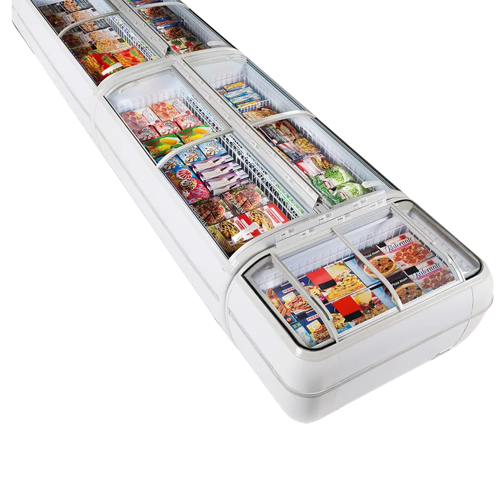 TEFCOLD DUPLA 2.2DE HC White High Vision Freezer - Image 2