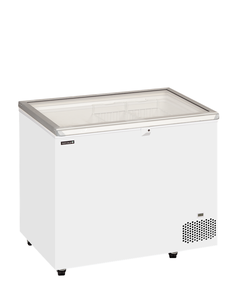 TEFCOLD ST300 Hinged Glass Lid Chest Freezer