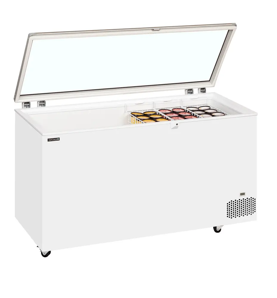 TEFCOLD ST501 Hinged Glass Lid Chest Freezer - Image 2