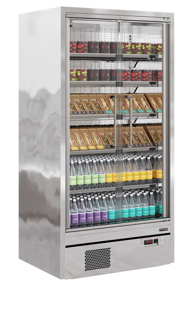 TEFCOLD Galaxy+ GP10FGD SS Multideck With Doors - Image 2