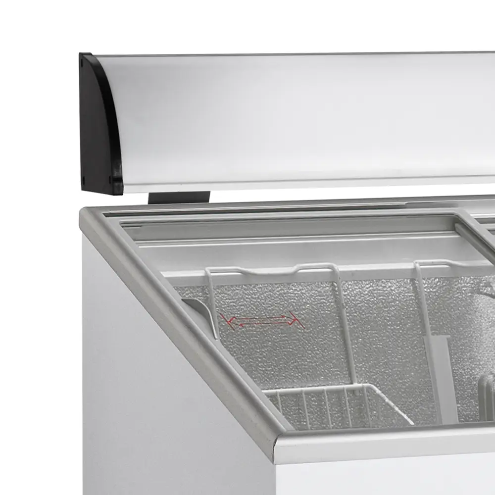 TEFCOLD ST160 Hinged Glass Lid Chest Freezer - Image 3