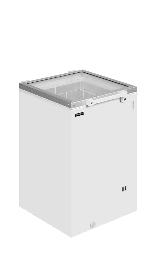TEFCOLD ST160 Hinged Glass Lid Chest Freezer
