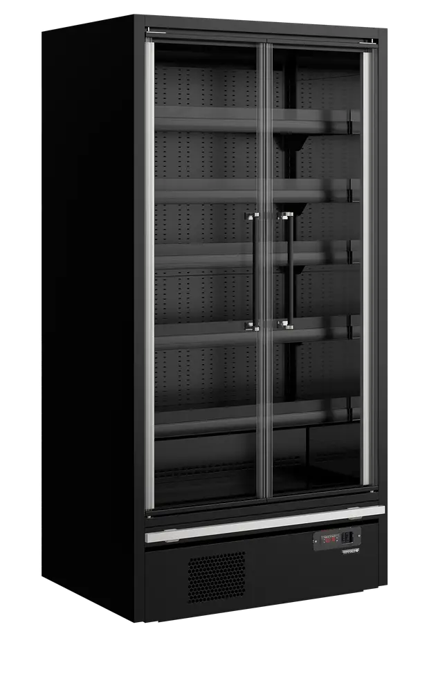 TEFCOLD Galaxy+ GP10FGD Black Multideck With Doors