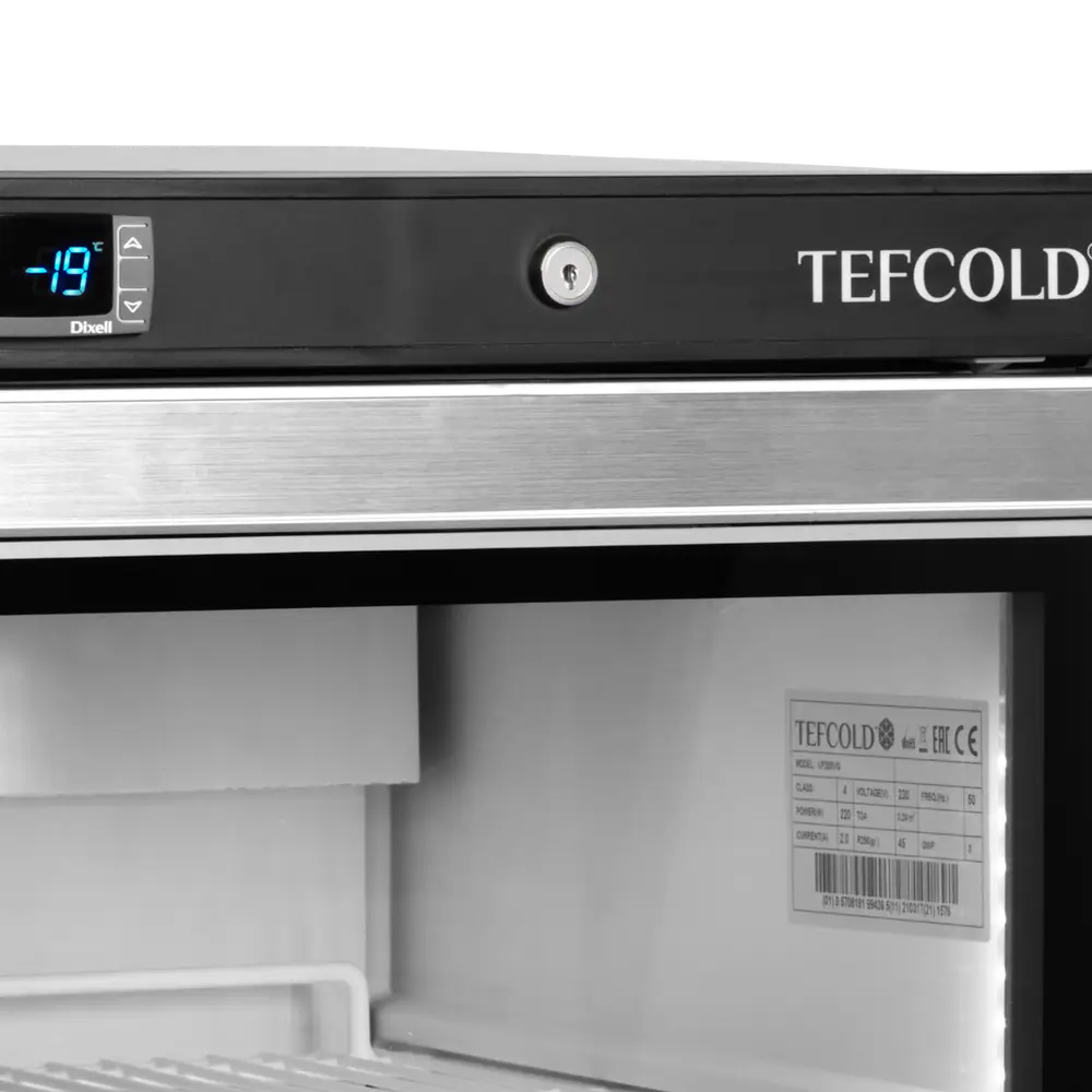 TEFCOLD UF200VG Glass Door Display Freezer - Image 4