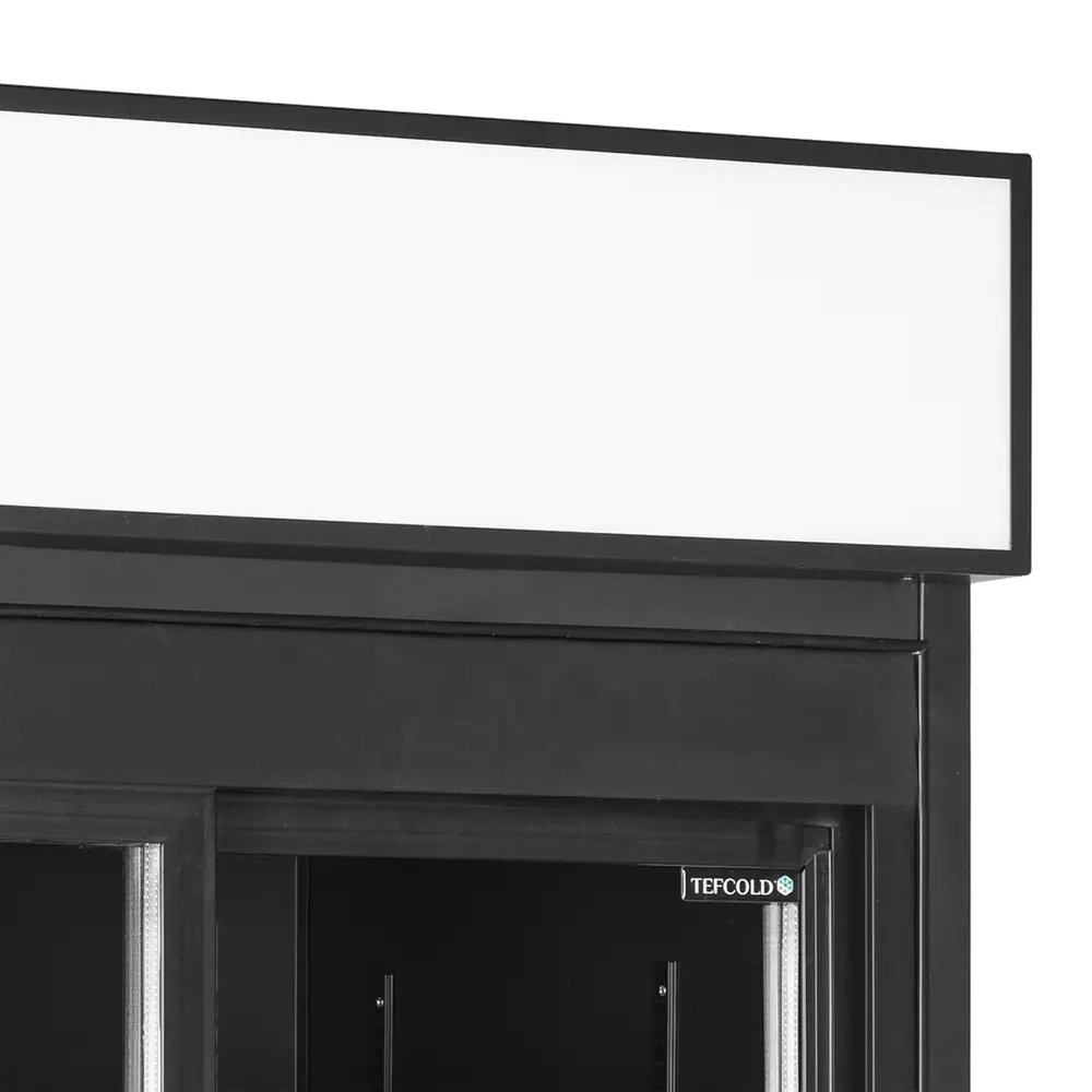 TEFCOLD FSC1000S BLACK Glass Door Merchandiser - Image 3