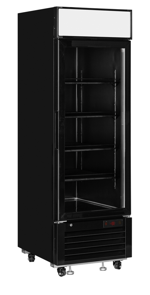 TEFCOLD LGF2500 Black Glass Door Display Freezer