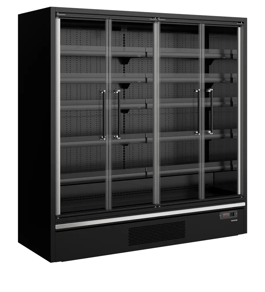 TEFCOLD Galaxy+ GP20FGD Black Multideck With Doors