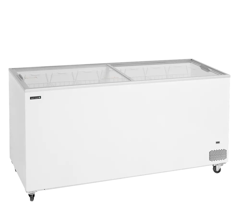 TEFCOLD IC552SC / UK Sliding Flat Glass Lid Chest Freezer