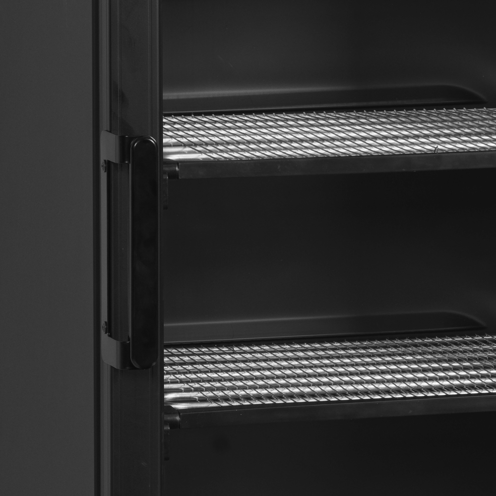 TEFCOLD UFSC371GCP Black Glass Door Freezer - Image 3