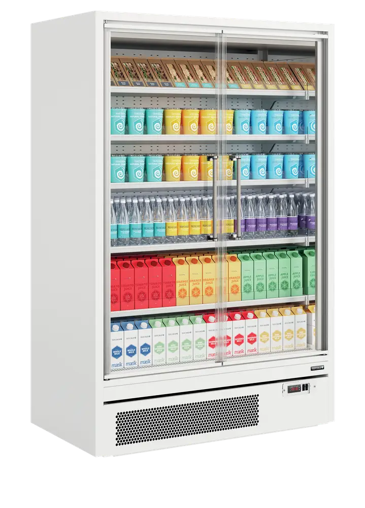 TEFCOLD Galaxy+ GP14FGD White Multideck With Doors - Image 2