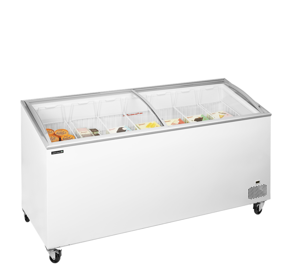 TEFCOLD IC552SCEB Sliding Curved Glass Lid Chest Freezer - Image 2