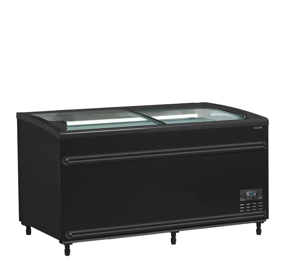 TEFCOLD SFI145B-CF VS Black Supermarket Cooler / Freezer