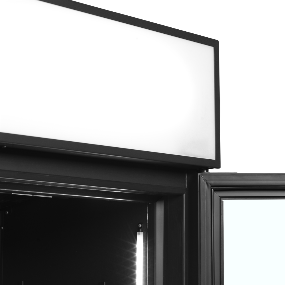 TEFCOLD FSC1000H BLACK Glass Door Merchandiser - Image 3
