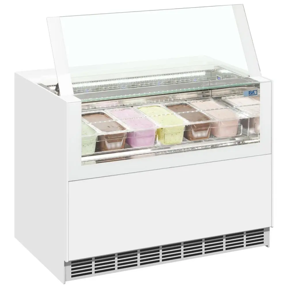 ISA ONESHOW FREE REGULAR Ventilated Scoop Ice Cream Display - Image 3