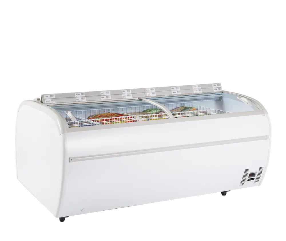 TEFCOLD DUPLA 2.2DE White High Vision Freezer