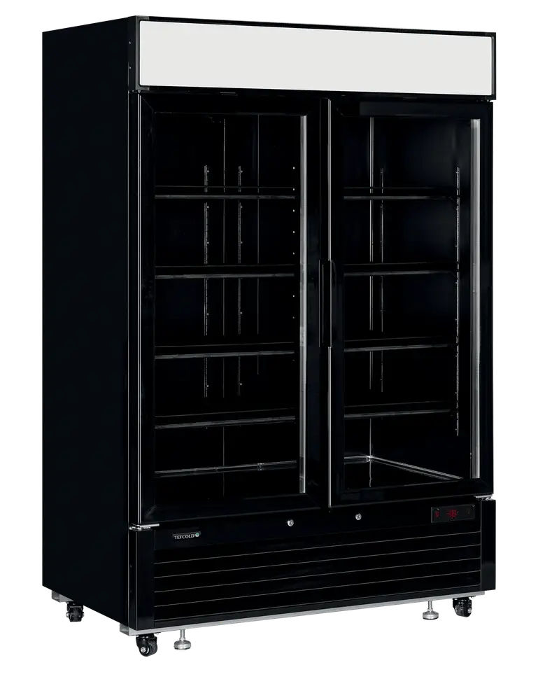 TEFCOLD LGF5000 BLACK Glass Door Display Freezer