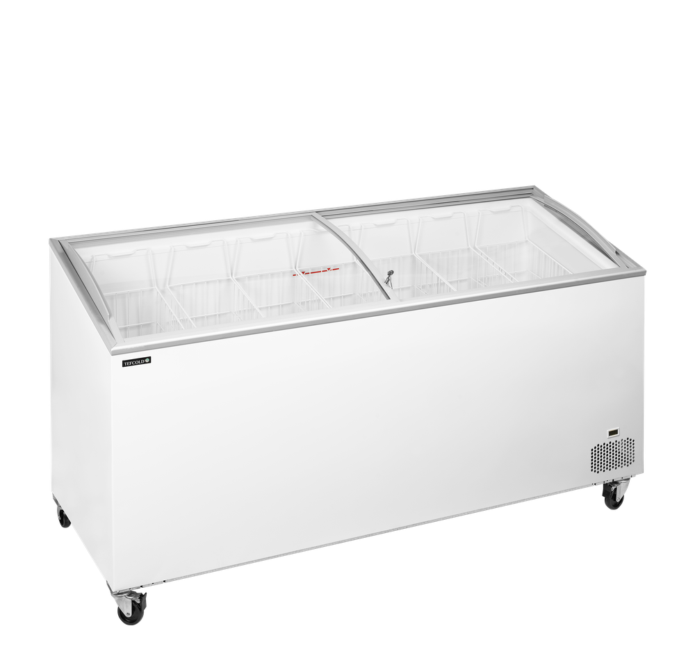 TEFCOLD IC552SCEB Sliding Curved Glass Lid Chest Freezer