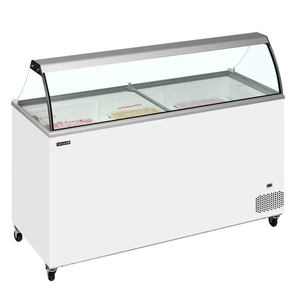 TEFCOLD IC501SC + CANOPY Scoop Ice Cream Display w/Baskets - Image 2