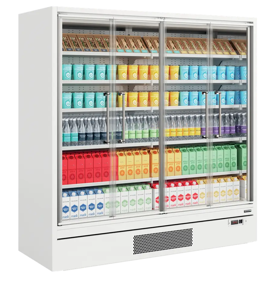 TEFCOLD Galaxy+ GP20FGD White Multideck With Doors - Image 2