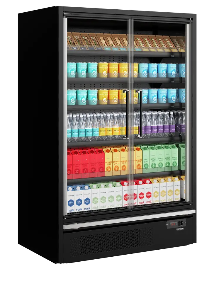 TEFCOLD Galaxy+ GP14FGD Black Multideck With Doors - Image 2