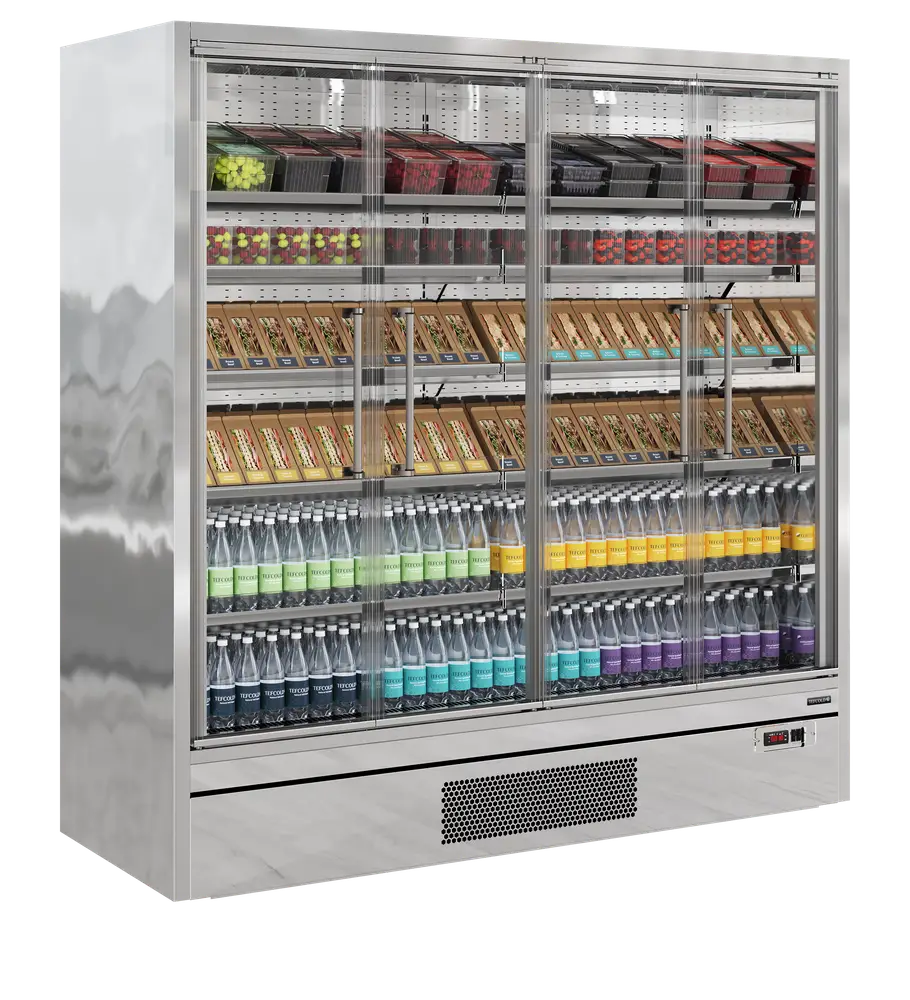 TEFCOLD Galaxy+ GP20FGD SS Multideck With Doors - Image 2